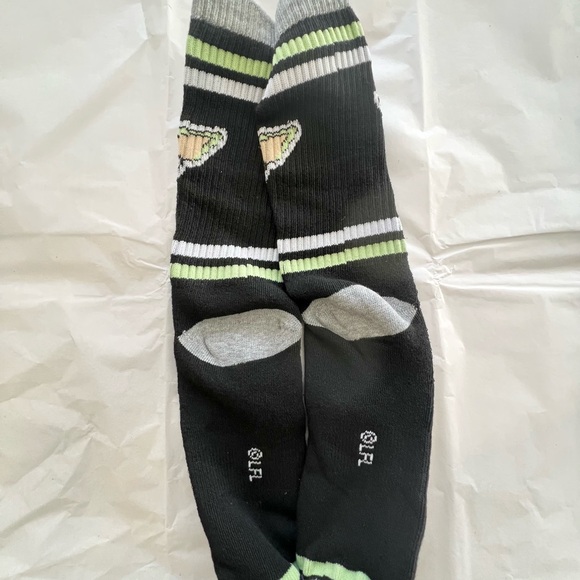 NWOT: The Mandalorian Star Wars Print Socks - Gray - Picture 2 of 3
